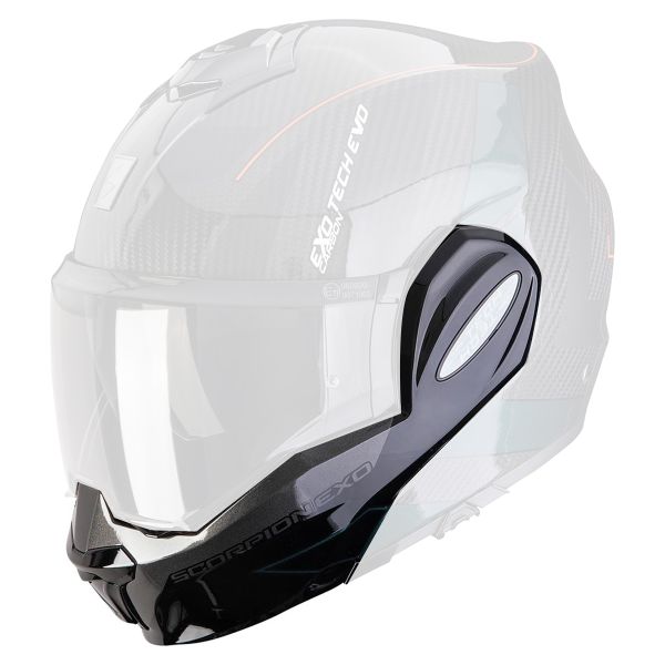 Helm-Ersatzteile Scorpion Kinnhalter Exo Tech Evo CAD Black Green