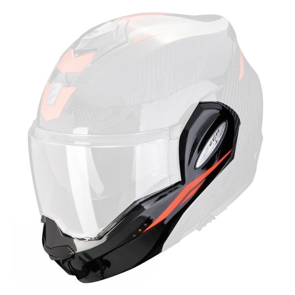 Helm-Ersatzteile Scorpion Kinnhalter Exo Tech Evo Carbon Rover XS - L