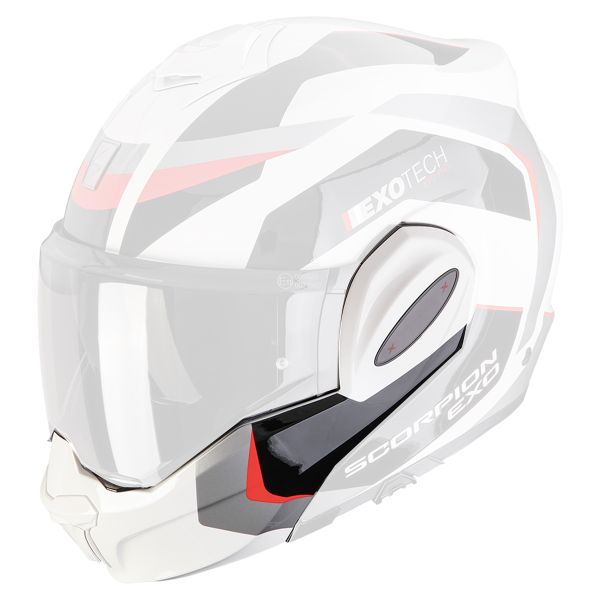 Helm-Ersatzteile Scorpion Kinnriemen Exo Tech Evo Pro Acuti Grey Black Red