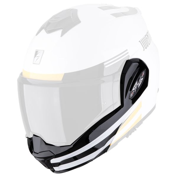 Helm-Ersatzteile Scorpion Exo Tech Evo Pro Juventus Kinnhalter