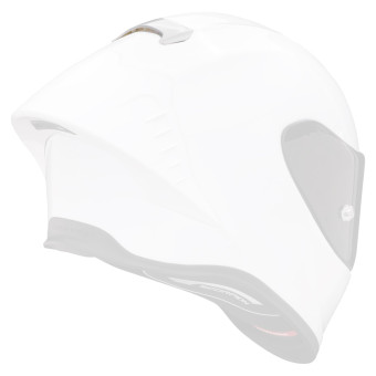 Helm-Ersatzteile Scorpion Hintere Bel�ftung Exo R1 Air Graphic White Pearl