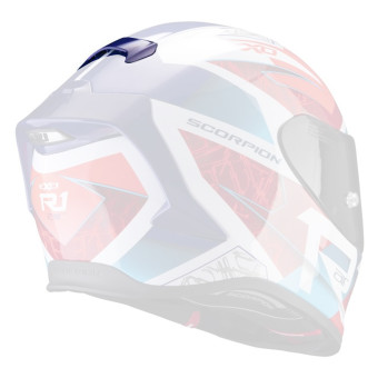 Helm-Ersatzteile Scorpion Ventilation Arriere Exo R1 Air Infini White Blue Red