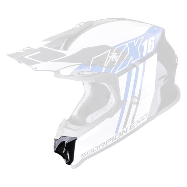Helm-Ersatzteile Scorpion Kinnschutz VX-16 Evo Air Blue