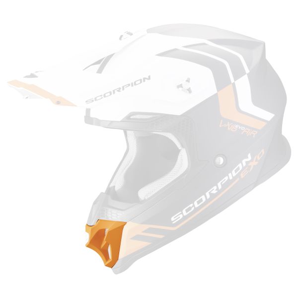 Helm-Ersatzteile Scorpion Kinnschutz VX-16 Evo Air Orange