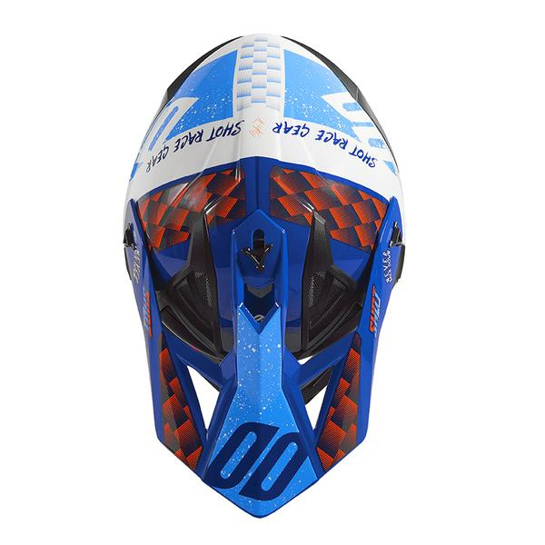 Helm-Ersatzteile SHOT Mu¼tze Lite Rush blue orange glossy