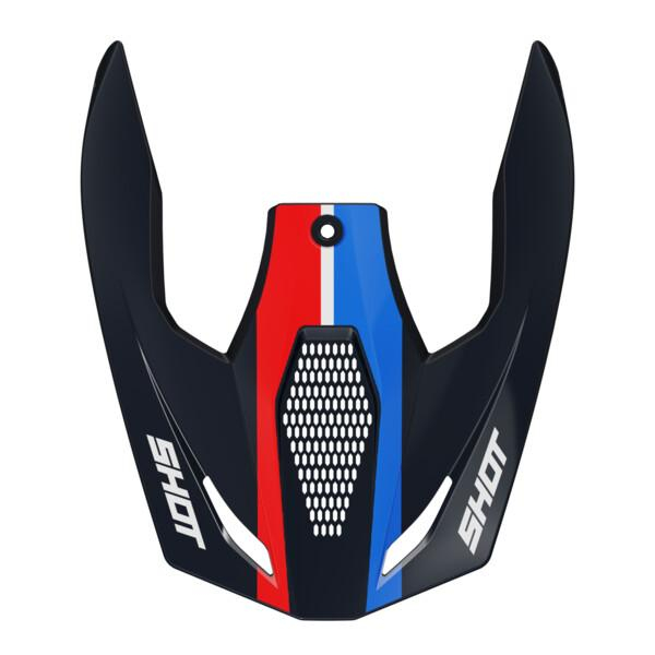 Helm-Ersatzteile SHOT Mu¼tze Race Iron blue red glossy