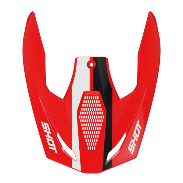 Helm-Ersatzteile SHOT Mu¼tze Race Iron red glossy