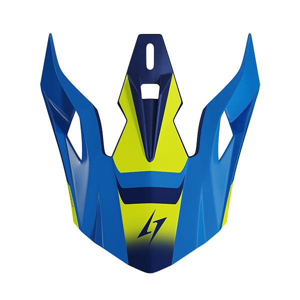 Helm-Ersatzteile Stormer Mu�¼tze Dust Madness blue neon yellow glossy