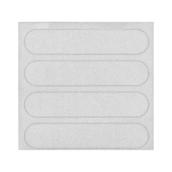 Helm-Reflektoren Nolan Reflektierende Streifen grau