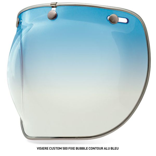 Bell Visier Custom 500 Fixe Bubble Contour Alu