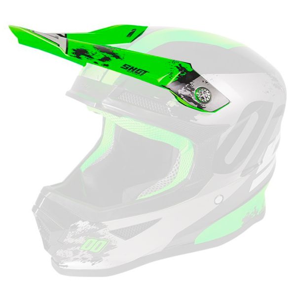 Visier SHOT Visier Furious Shadow Neon Green Kid