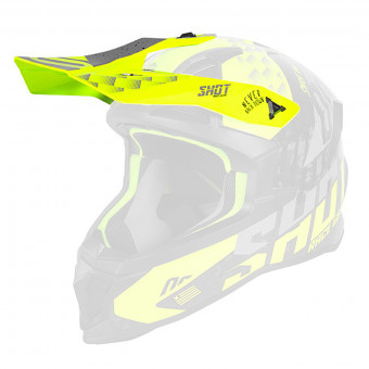 Visier SHOT Visier Lite Carbon Rush Neon Yellow Grey Visier SHOT Visier Lite Carbon Rush Neon Yellow Grey