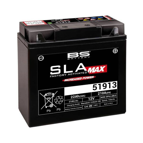 Motorrad Batterie BS Battery BS Battery 51913 SLA-MAX