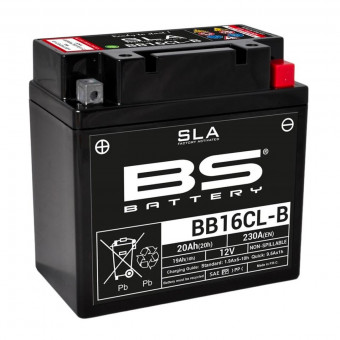 Motorrad Batterie BS Battery BS Battery BB16CL-B SLA Motorrad Batterie BS Battery BS Battery BB16CL-B SLA