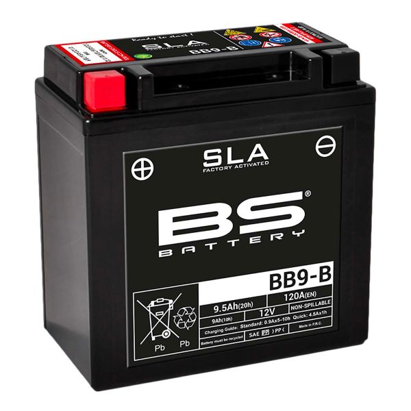 Motorrad Batterie BS Battery BS Battery BB9-B SLA