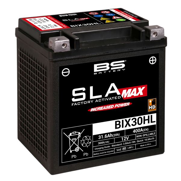 Motorrad Batterie BS Battery BS Battery BIX30HL SLA-MAX