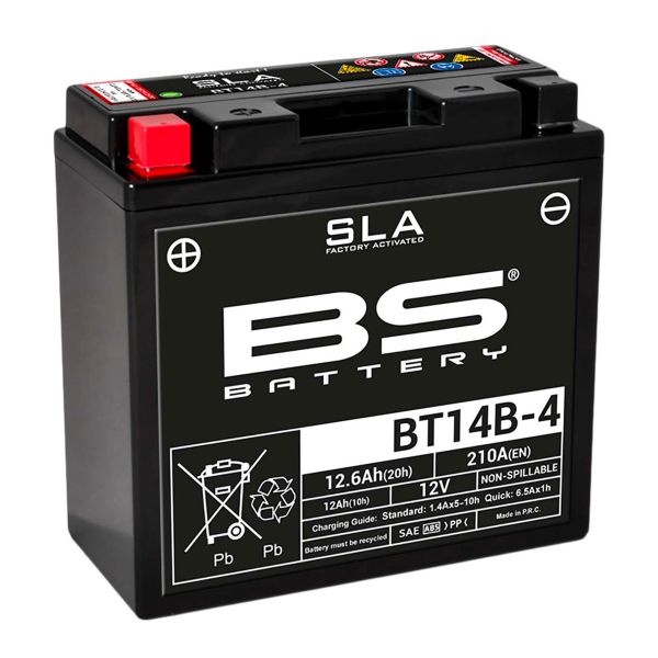 Motorrad Batterie BS Battery BS Battery BT14B-4 SLA