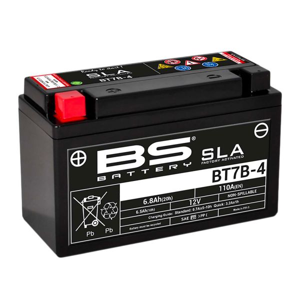 Motorrad Batterie BS Battery BS Battery BT7B-4 SLA