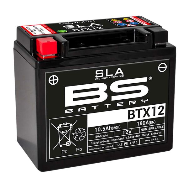 Motorrad Batterie BS Battery BS Battery BTX12 SLA