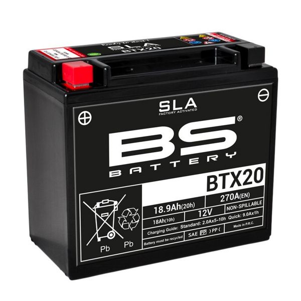 Motorrad Batterie BS Battery BS Battery BTX20 SLA