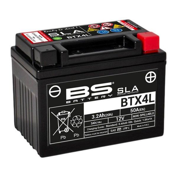 Motorrad Batterie BS Battery BS Battery BTX4L SLA