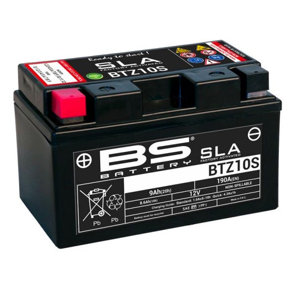 Motorrad Batterie BS Battery BS Battery BTZ10S SLA