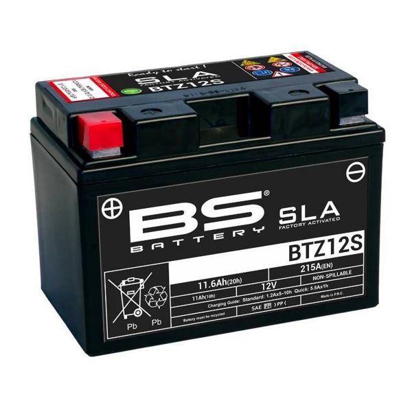Motorrad Batterie BS Battery BS Battery BTZ12S SLA