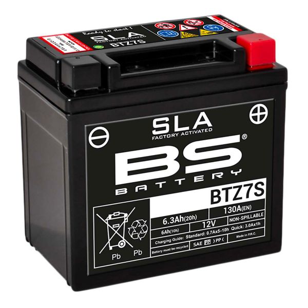 Motorrad Batterie BS Battery BS Battery BTZ7S SLA