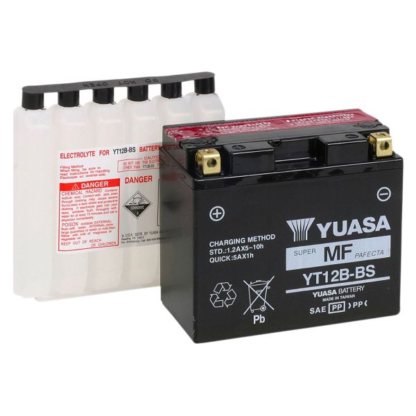 Motorrad Batterie Yuasa YT12BBS (0.52 L)
