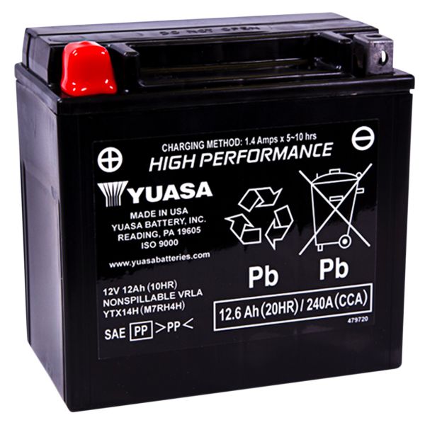 Motorrad Batterie Yuasa YTX14H