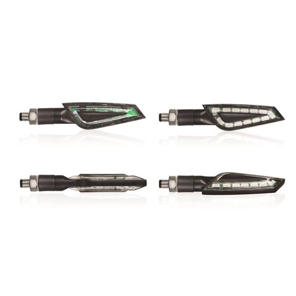 Motorrad & Roller Blinker Chaft Shelter Led Carbon