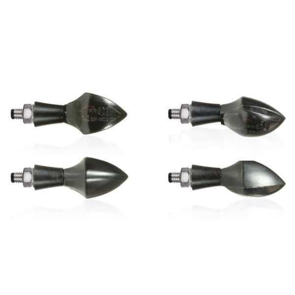 Motorrad & Roller Blinker Chaft Akka Black