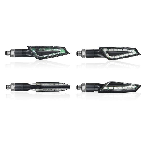 Motorrad & Roller Blinker Chaft Shelter Led Black Motorrad & Roller Blinker Chaft Shelter Led Black