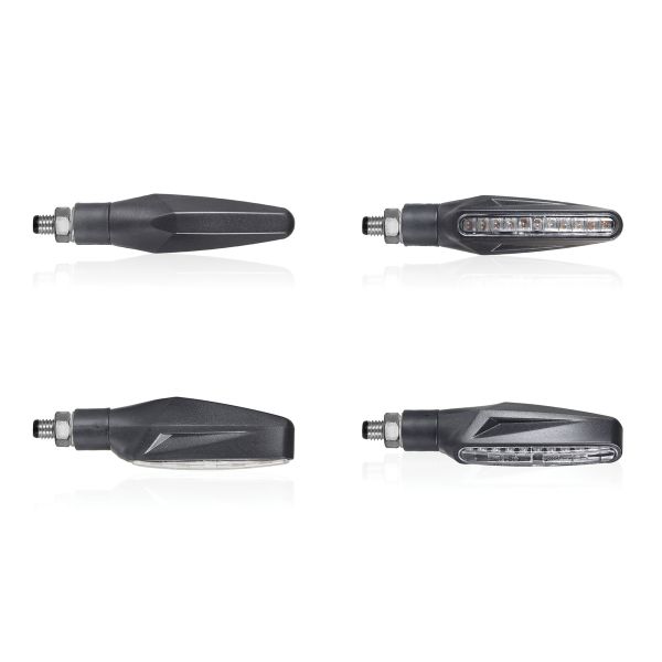 Motorrad & Roller Blinker Chaft Stemer Black