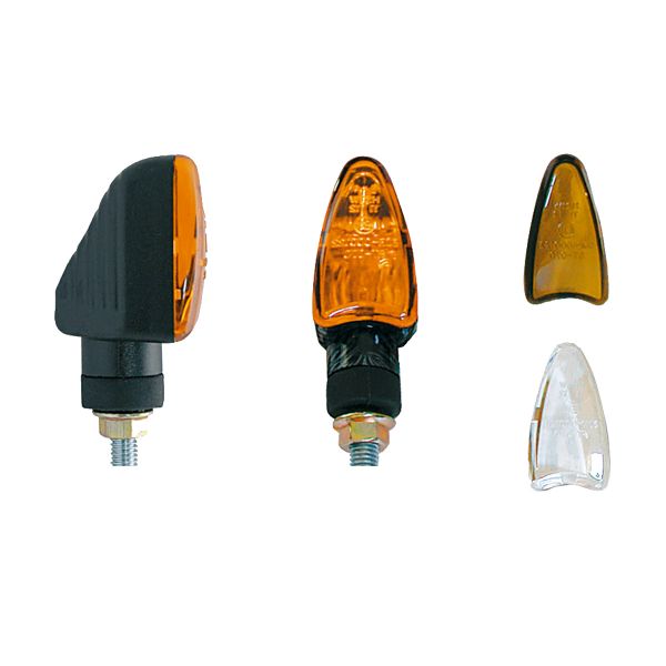 Motorrad Zubehr Chaft Blade Set Schwarz