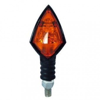 Motorrad & Roller Blinker Chaft Fizz Schwarz