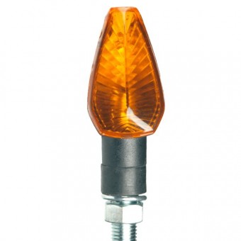 Motorrad & Roller Blinker Chaft Ghost Schwarz