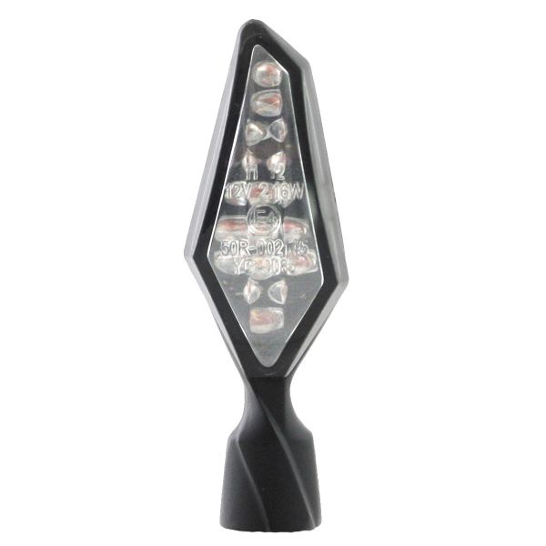 Motorrad & Roller Blinker Chaft Draft Schwarz