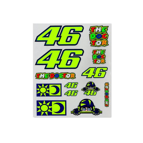 Motorrad Aufkleber Kit VR 46 Stickers Big Set Classic VR46