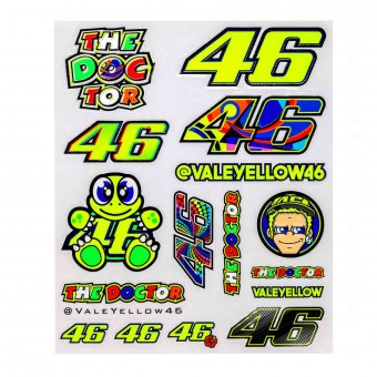 Motorrad Aufkleber Kit VR 46 Stickers Big VR46 Milticolore Motorrad Aufkleber Kit VR 46 Stickers Big VR46 Milticolore
