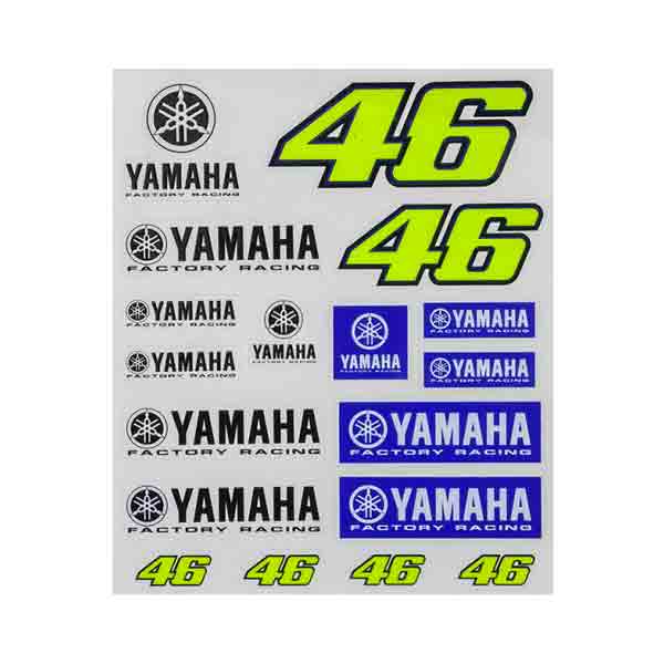 Motorrad & Roller Zubeh�r VR 46 Stickers Racing Yamaha VR46