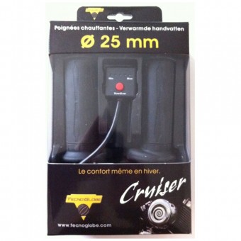 Motorrad & Roller Griffe Tecnoglobe TG Heizgriffe Cruiser Universelles 120mm - 25mm Motorrad & Roller Griffe Tecnoglobe TG Heizgriffe Cruiser Universelles 120mm - 25mm