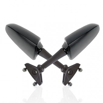 Motorrad & Roller Rckspiegel Chaft Sport Serie Schwarz Carenage