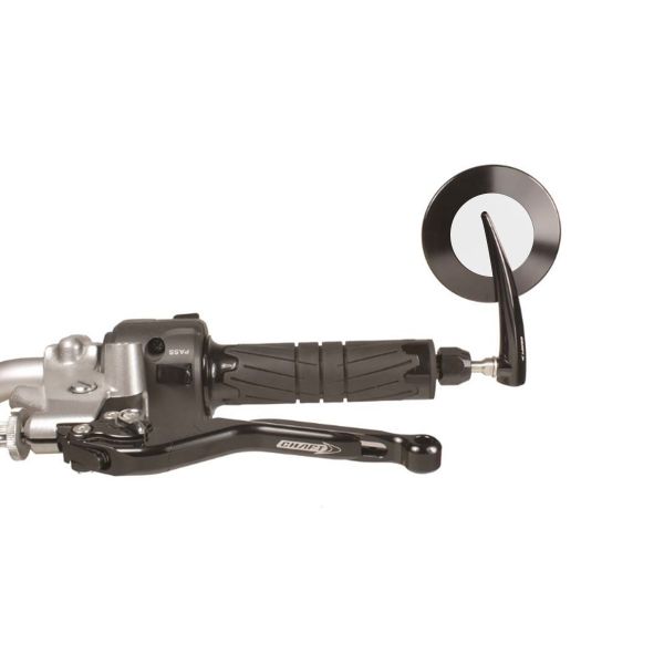 Motorrad & Roller Rckspiegel Chaft Trendy Handle Schwarz Satin