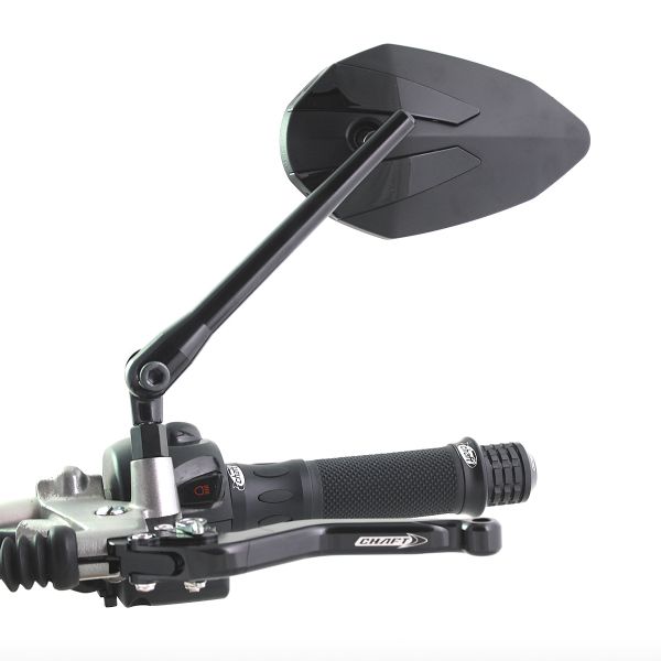 Motorrad & Roller Rückspiegel Chaft Crusty Schwarz Motorrad & Roller Rückspiegel Chaft Crusty Schwarz