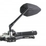 Motorrad & Roller R�ckspiegel Chaft Crusty Schwarz
