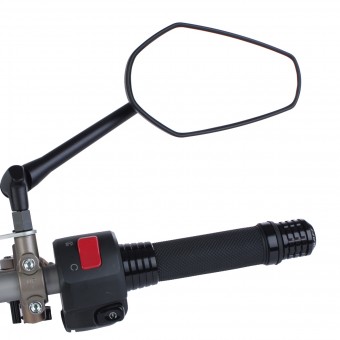 Motorrad & Roller Rckspiegel Chaft Duty Schwarz CE