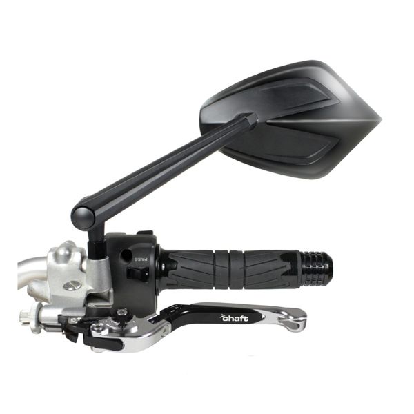 Motorrad & Roller Rckspiegel Chaft Kicking Black CE