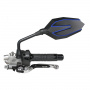 Motorrad & Roller Rckspiegel Chaft Peaky Black Blue CE