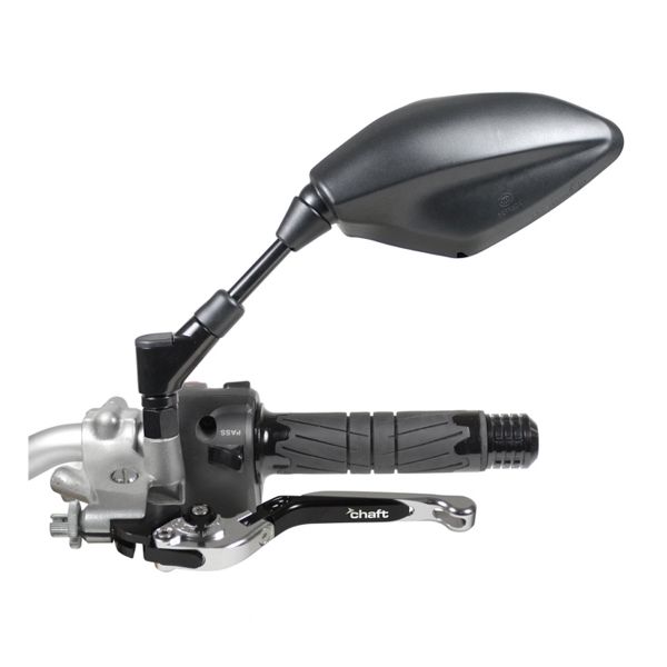 Motorrad & Roller Rckspiegel Chaft Smith Black CE